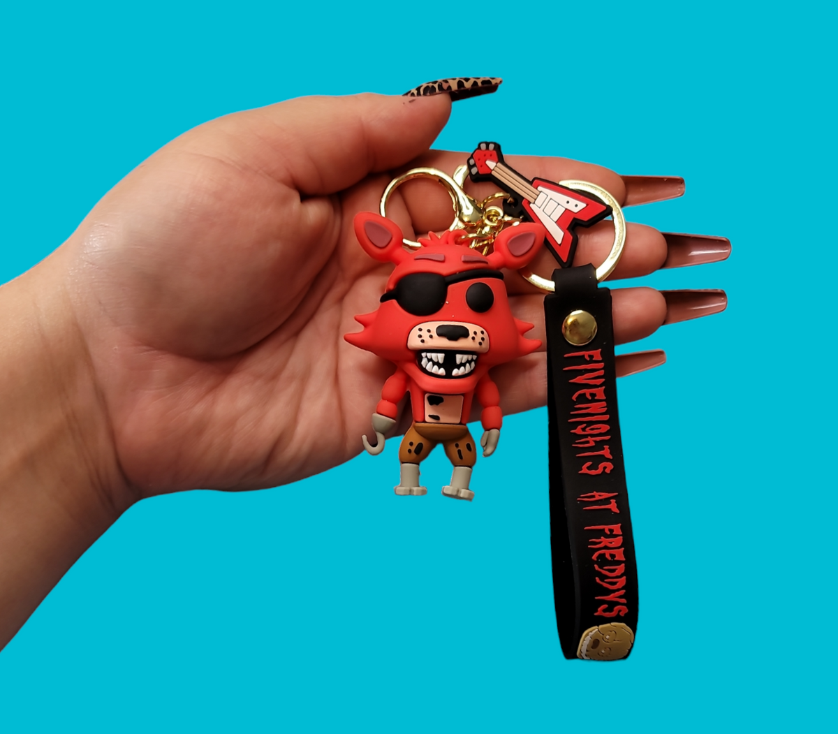 Naf Keychain Five Nights At Freddys Foxy Keychain. – Cami's Artisan Designs